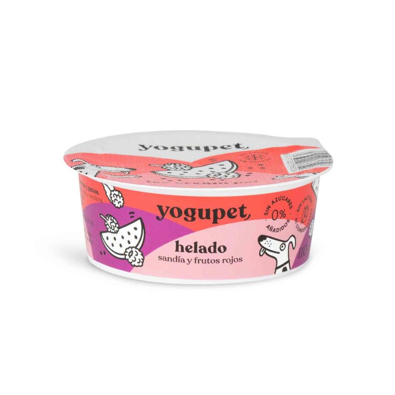 Yogupet Helado Sandía y Frutos Rojos - Imagen 2