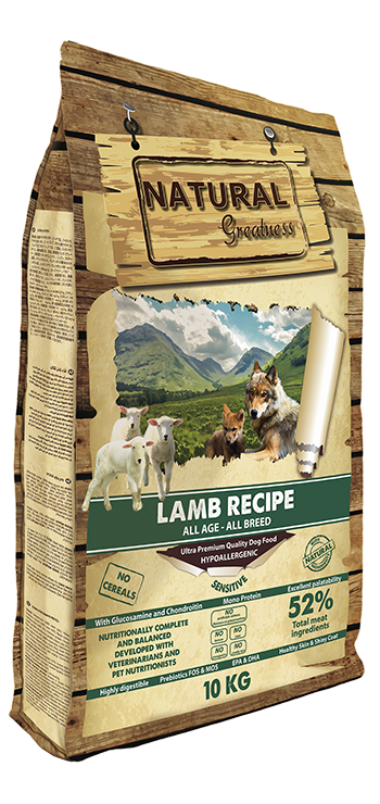 Natural Greatness Receta Sensitive Cordero All Breed & All Age 2 kg