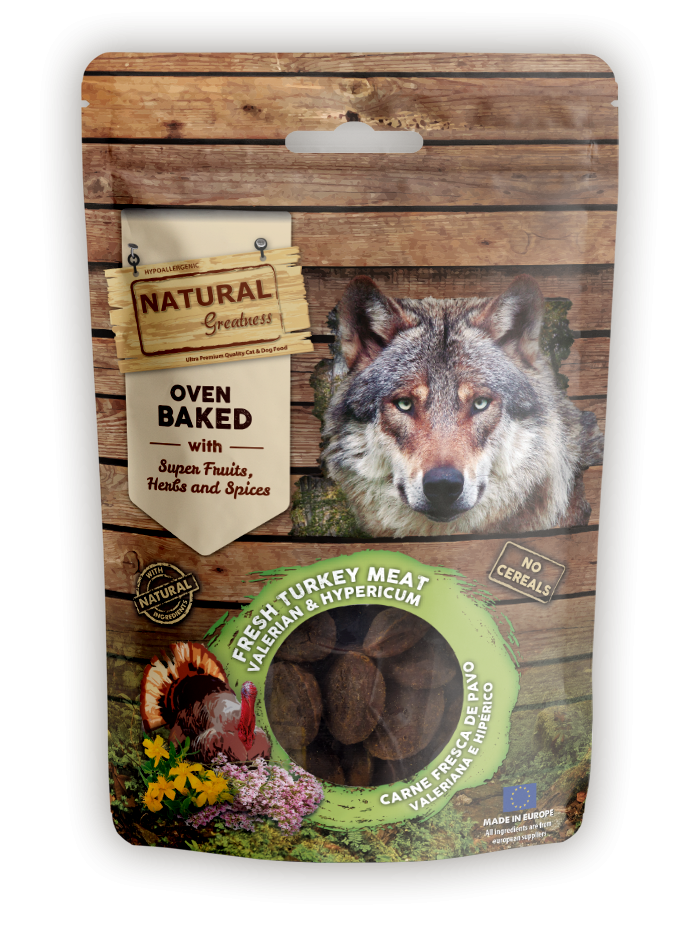 Natural Greatness Galletas Horneadas con valeriana e hipérico - Calming Support 100 g