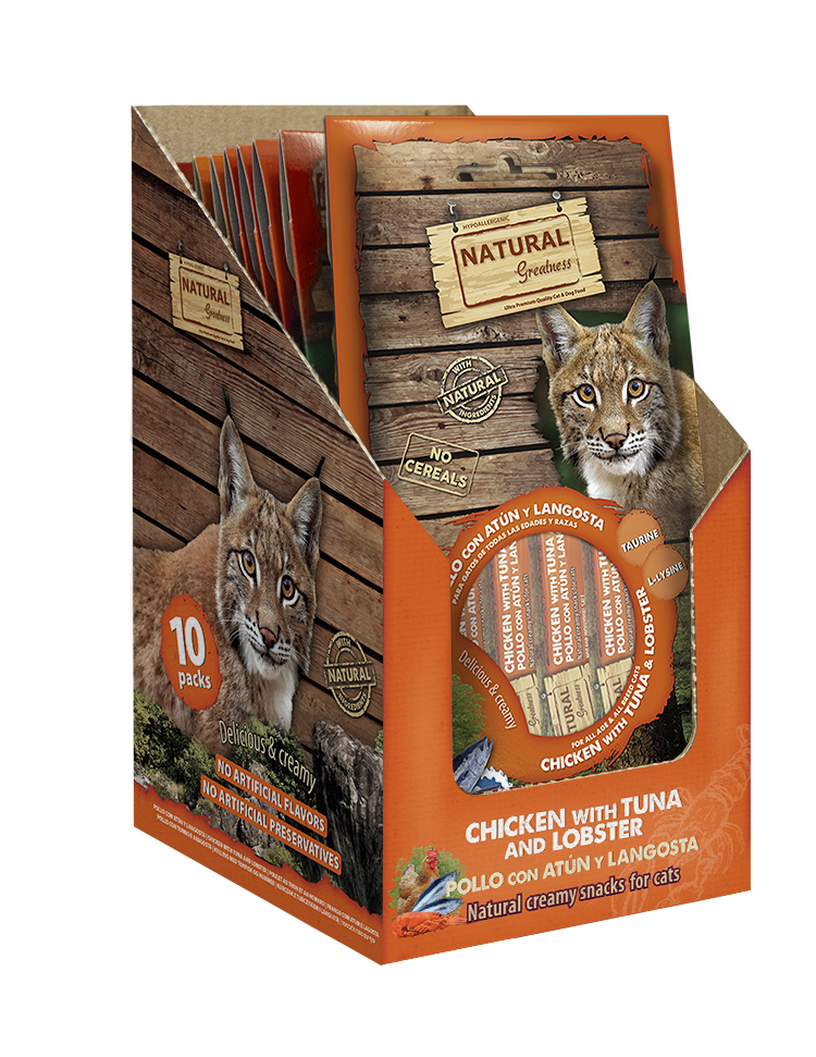 Natural Greatness Crema de Pollo con Atún y Langosta - Immune System Support 56 g