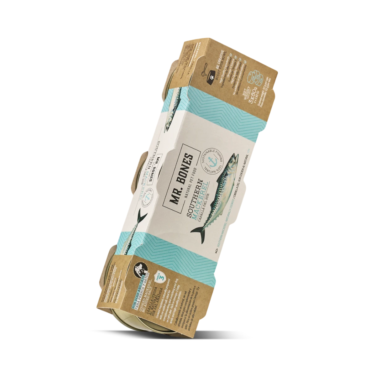 Caballa Cocida al Natural para Perros y Gatos – Fresh Topper - Imagen 2