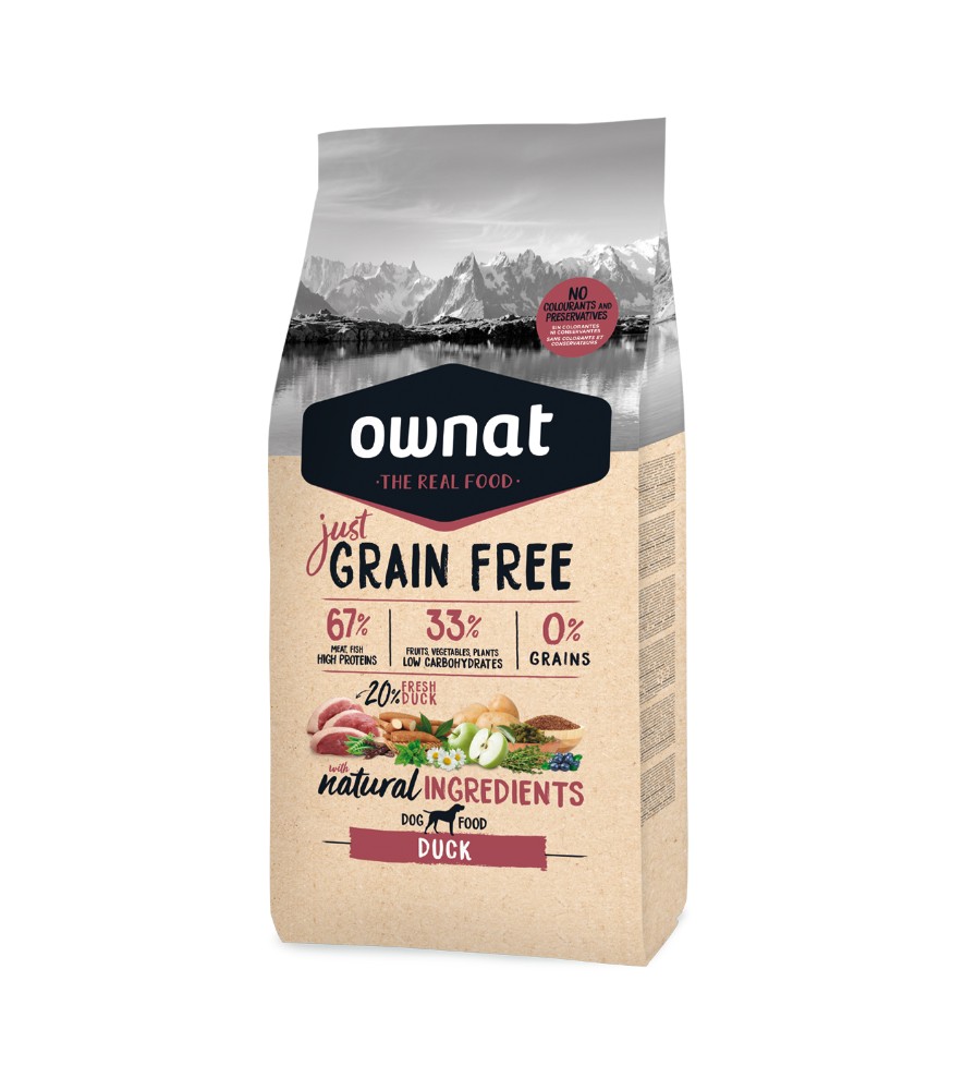 GRAIN FREE OWNAT GF JUST DUCK (DOG)