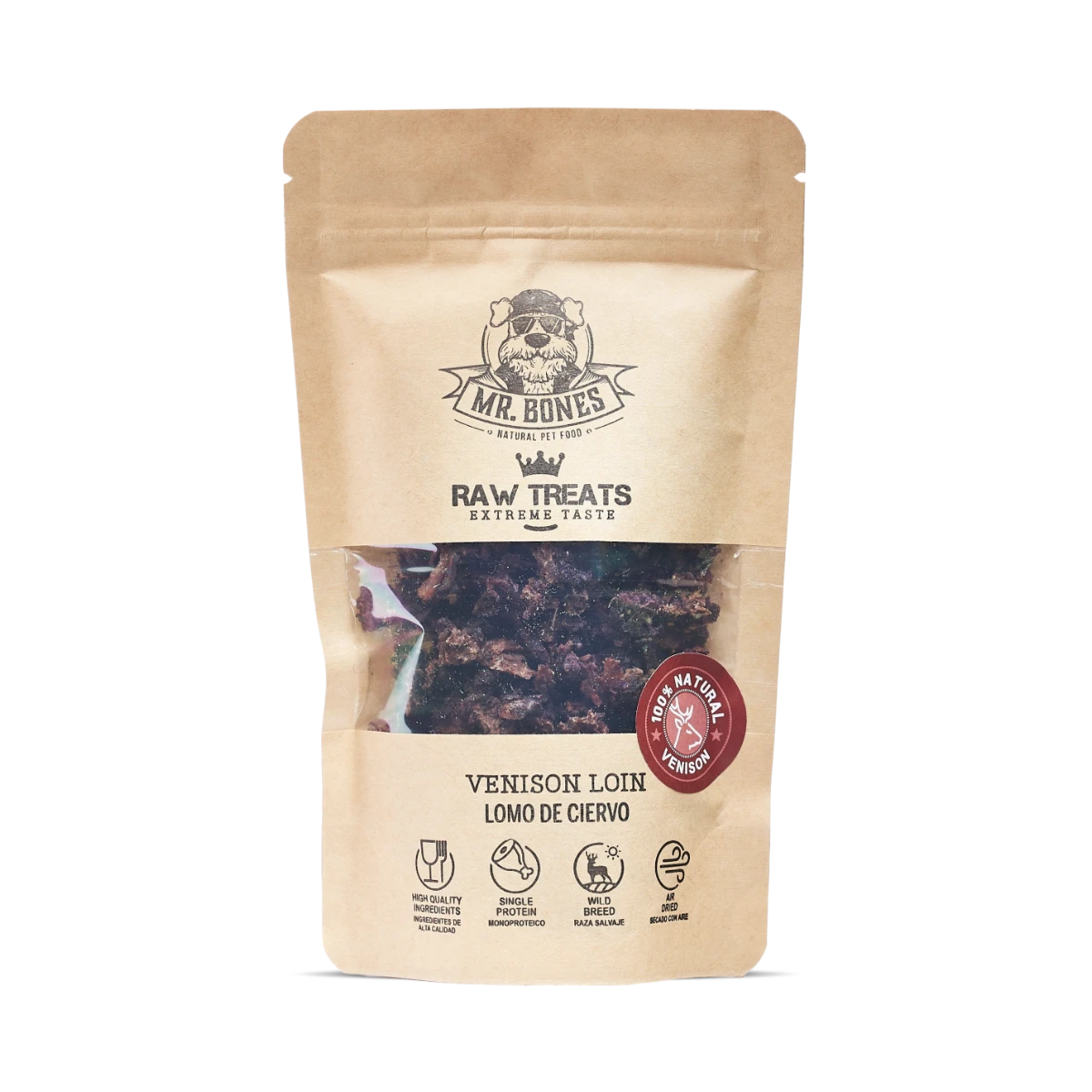 Raw Treats Ciervo – Snack Natural para Perro y Gato - Imagen 2
