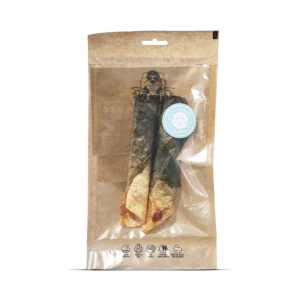 Rollitos de Salmón para Perros – Snack Dental Natural