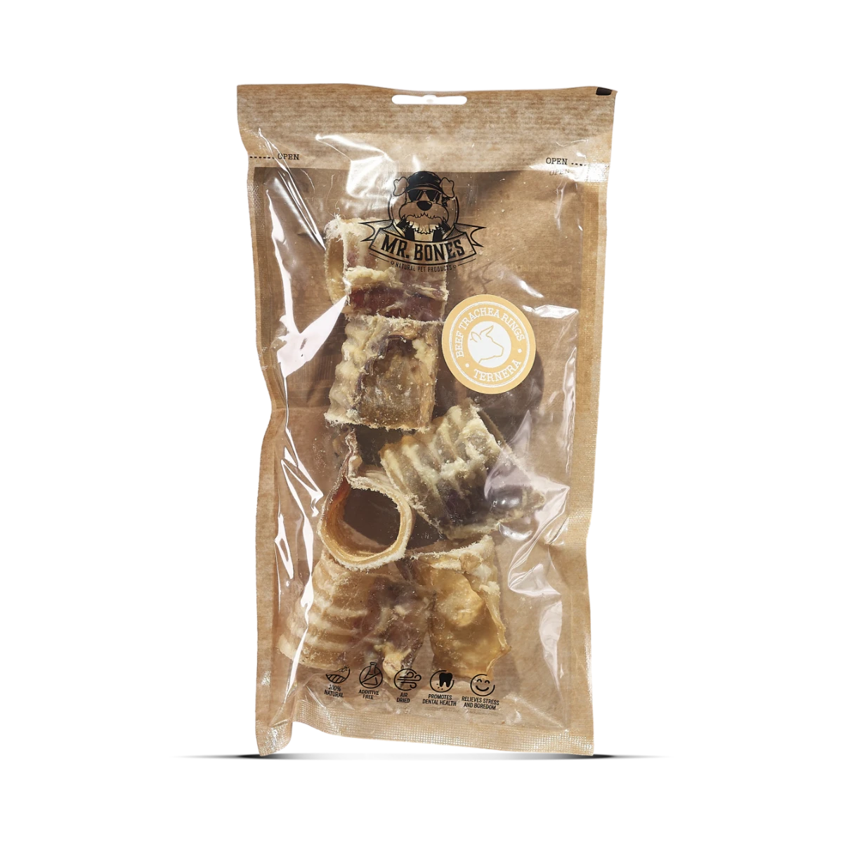 Tráquea de Ternera en Aros para Perros – Snack Dental 100% Natural - Imagen 2