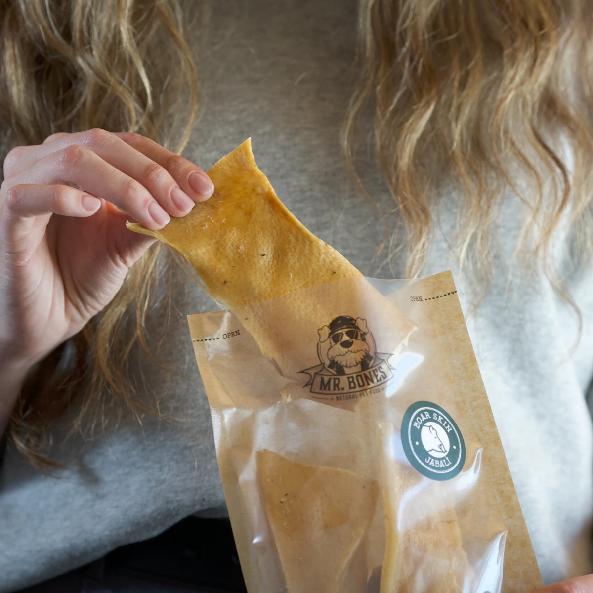 Piel de Jabalí para Perros – Snack Dental Natural