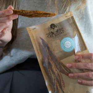 Filetes de Caballa del Atlántico para Perros – Snack Dental Natural